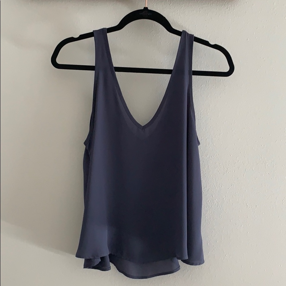Topshop Chiffon Tank